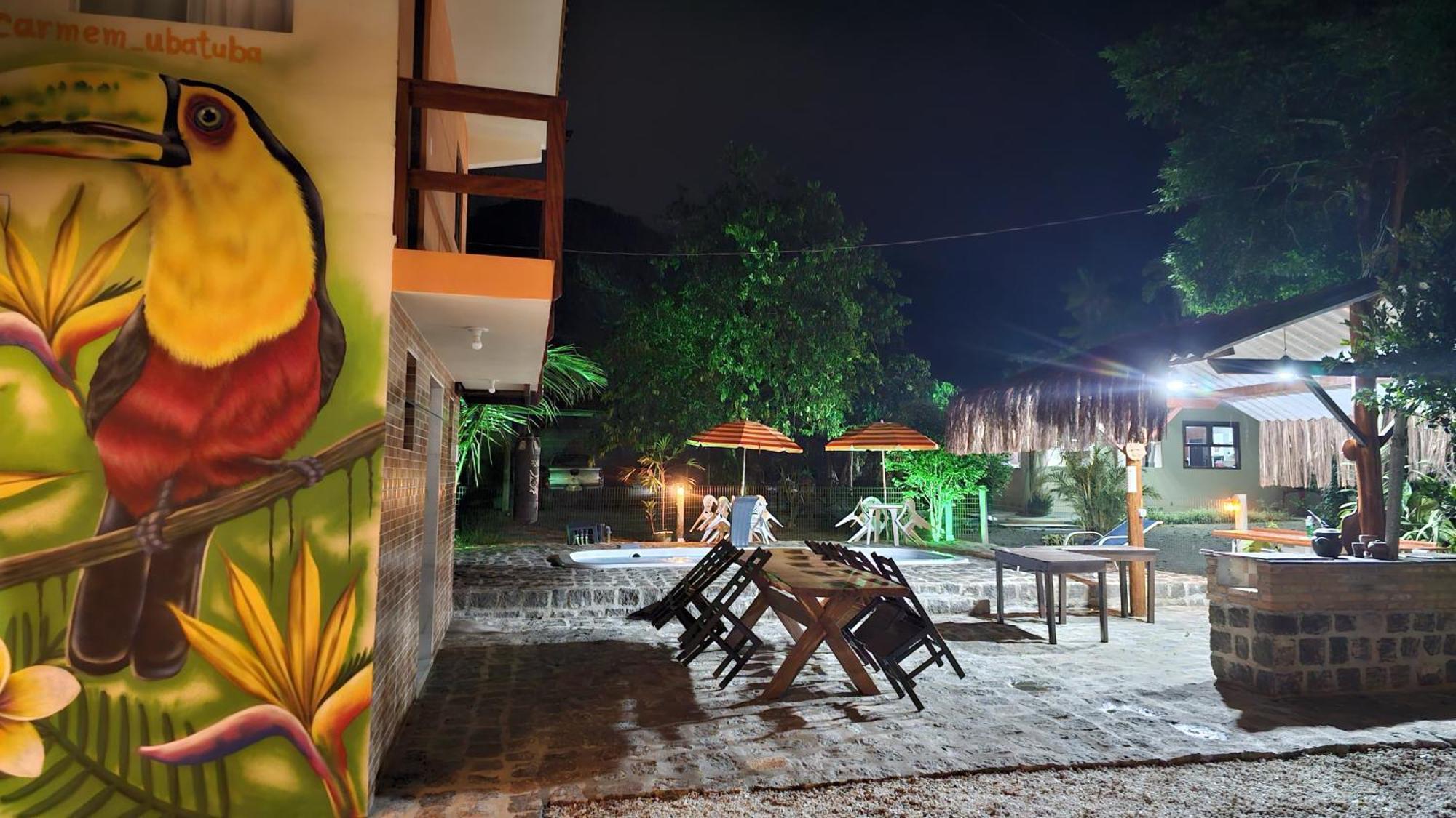 Pousada Dona Carmem Ubatuba Exterior foto